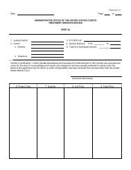 Treatment Services Invoice - United States Probation Office - Central ...