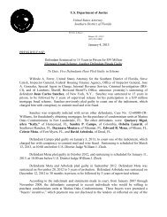 Press Release: Sentencing of Juan Carlos Sanchez - Federal ...