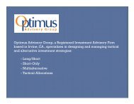 Steve Rumsey , Optimus Advisory group - S&P Dow Jones Indices
