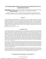 Lens heating impact analysis and controls for critical device layers ...