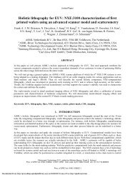 Holistic lithography for EUV - Brion Technologies, Inc.