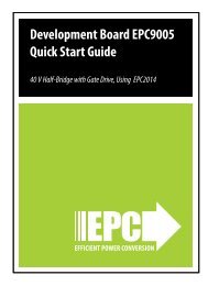 Development Board EPC9005 Quick Start Guide