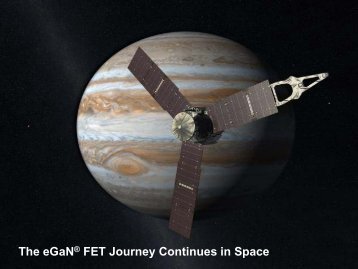 The eGaN FET Journey Continues in Space