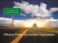 Efficient Power Conversion Corporation