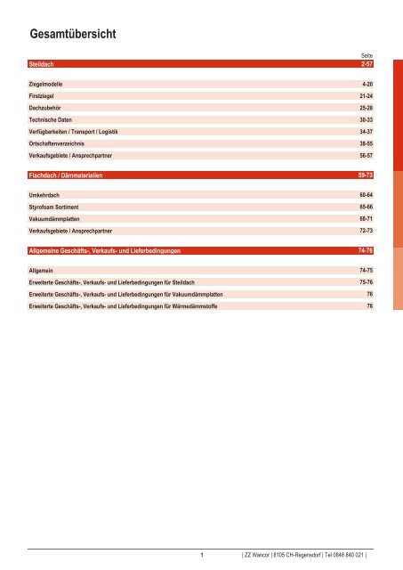 Preisliste 2012