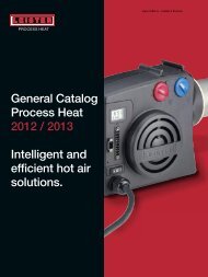 General Catalog Process Heat 2012 / 2013 Intelligent and ... - Leister