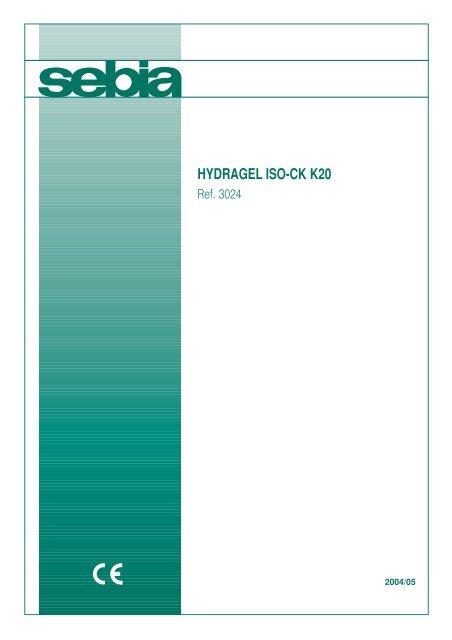 HYDRAGEL ISO-CK K20 - Sebia Electrophoresis