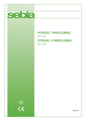 HYDRAGEL 15 HEMOGLOBIN(E)