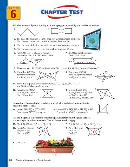Use The Diagonals To