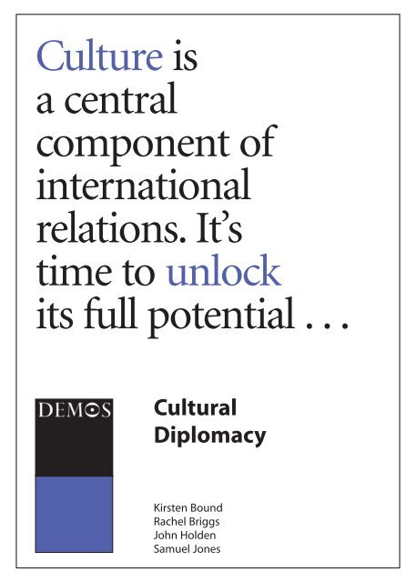 Cultural diplomacy - Demos