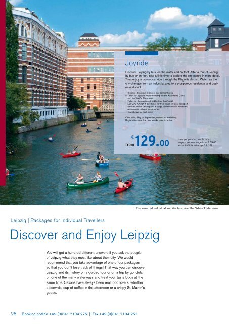 Leipzig Travel 2013/14