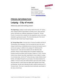Leipzig - City of music