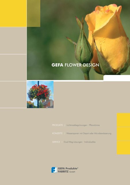 GEFA FLOWER DESIGN - GEFA Produkte Fabritz GmbH