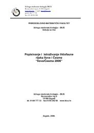 PRIRODOSLOVNO-MATEMATIÄKI FAKULTET - Ribe Hrvatske