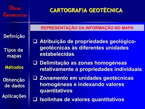Introdução à CARTOGRAFIA GEOTÉCNICA