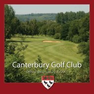 Brochure CGC Golf