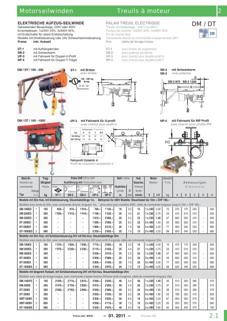 Lève moteur 500 kgs orientable 2 crochets largeur 1700 mm hauteur