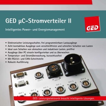 GED µC-Stromverteiler II - GED-PCB-MCM