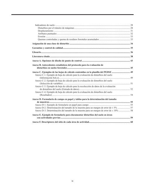 Protocolo Para La Evaluación De Disturbios En Suelos Forestales