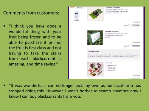 Growing and Marketing blackcurrants in the U.K – A growers perspective