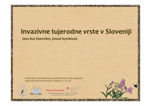 Invazivne tujerodne vrste v Sloveniji