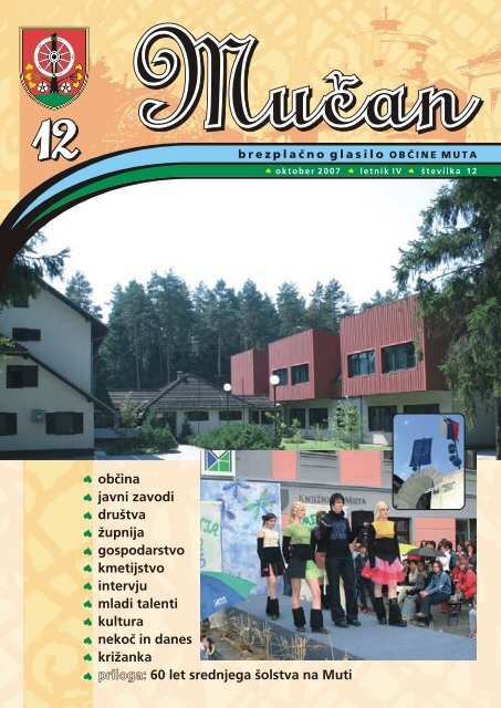 muÄan Å¡tevilka 12, oktober 2007 - ObÄina Muta