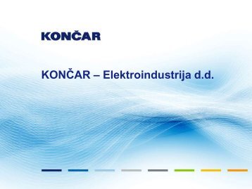 KONČAR – Elektroindustrija d.d