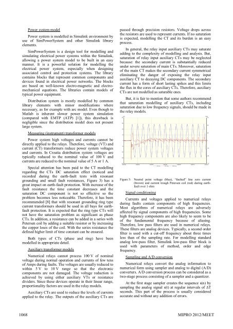 Protection relay software models in interaction with power system simulators