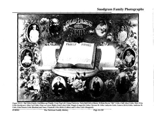 Snodgrass Family History Book