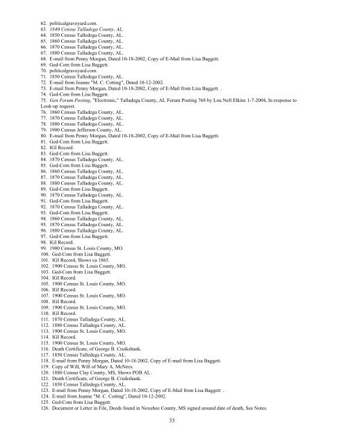 Descendants of Robert Sr CRUIKSHANK