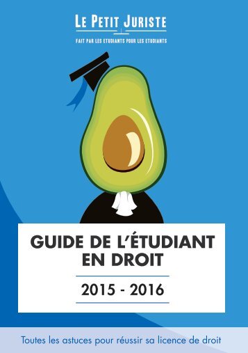 GUIDE DE L’ÉTUDIANT EN DROIT