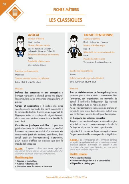 GUIDE DE L’ÉTUDIANT EN DROIT