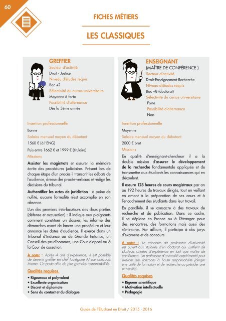 GUIDE DE L’ÉTUDIANT EN DROIT