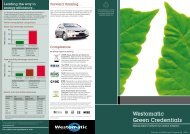 Westomatic Green Credentials