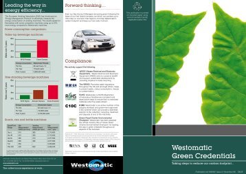 Westomatic Green Credentials