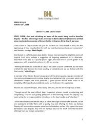 press release - The BHL Group - Banks Holdings Barbados Limited