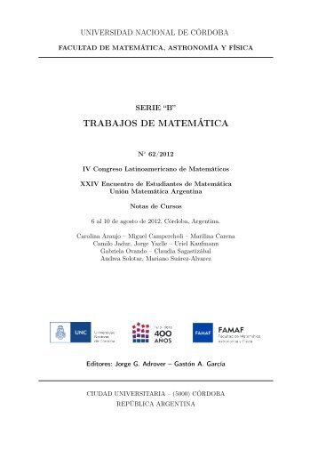 TRABAJOS DE MATEMÁTICA