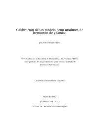 Calibración de un modelo semi-analítico de formación de galaxias