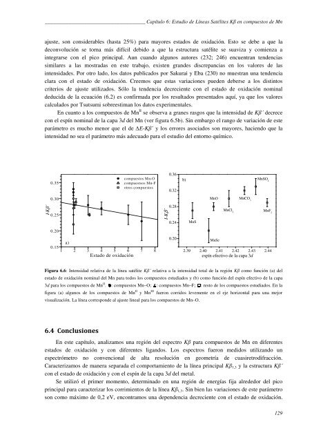 Estudio de parÃ¡metros atÃ³micos y moleculares en ... - FaMAF