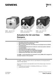 7815 Actuators for Air and Gas Dampers SQM5... - deltacontrol.ro