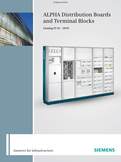 ALPHA Distribution Boards and Terminal Blocks