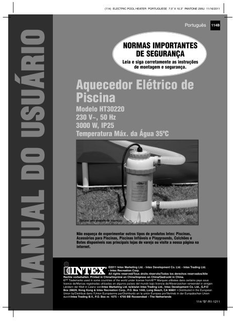 guarde estas instruções - Steinbach