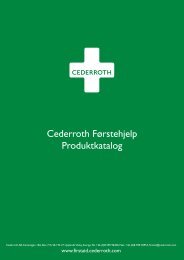 Cederroth Førstehjelp Produktkatalog