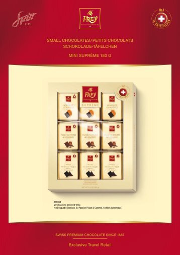 Exclusive Travel Retail SMALL CHOCOLATES / PETITS - bonardo.ch