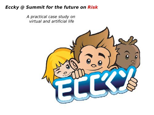 Eccky @ Summit for the future on Risk