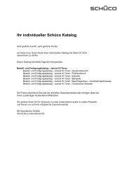 Ihr individueller Schüco Katalog