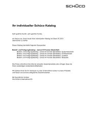 Ihr individueller Schüco Katalog