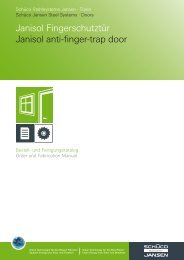 Janisol Fingerschutztür Janisol anti-finger-trap door