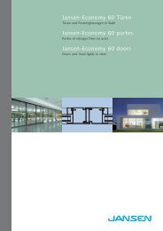 Jansen-Economy 60 Türen Jansen-Economy 60 portes Jansen-Economy 60 doors