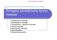 Žmogaus paveldimumo tyrimo metodai